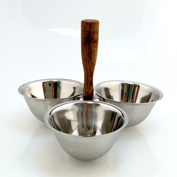 Midcentury candies, nuts, saucer holder. - Picture 2 of 6